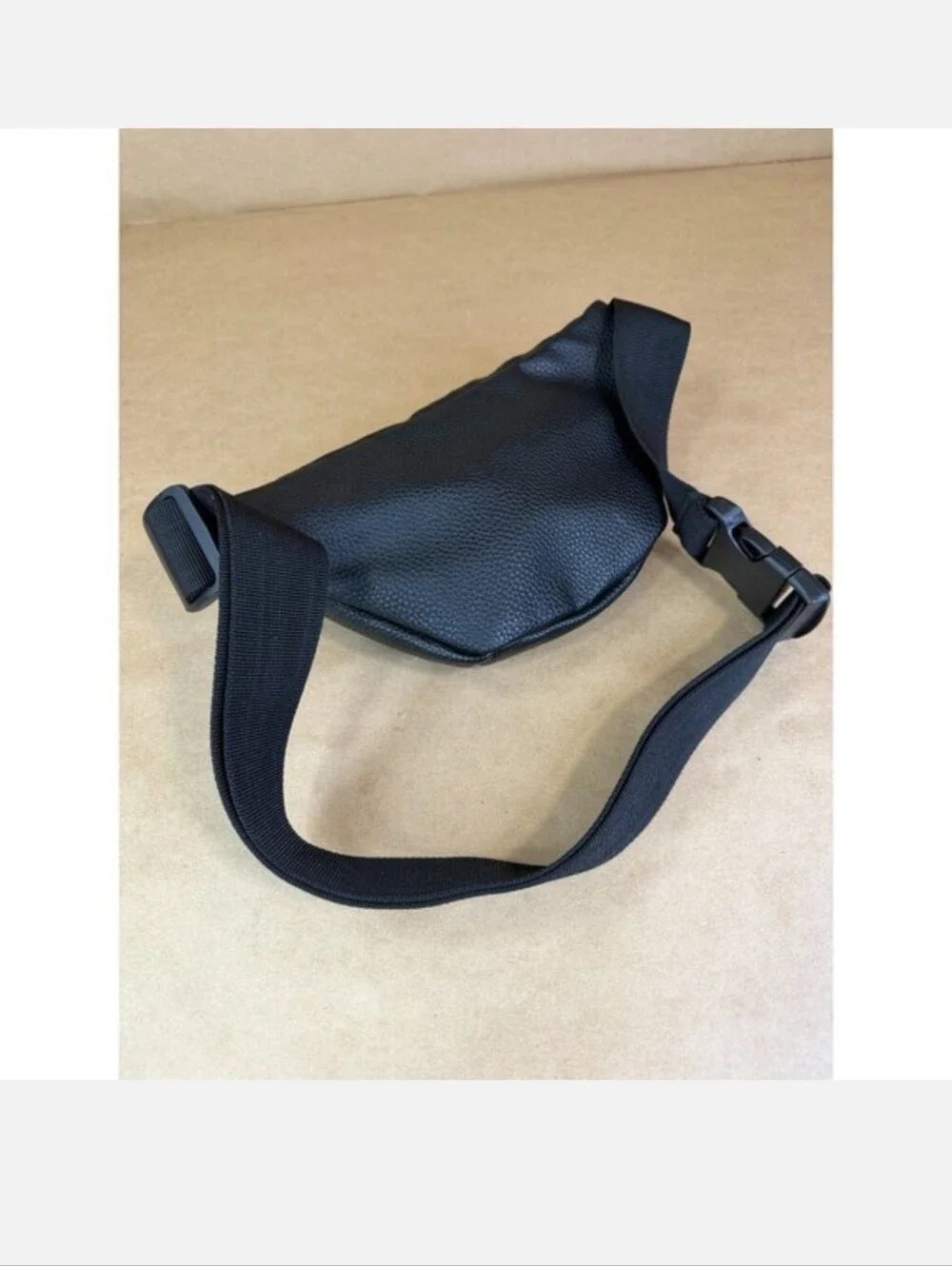 Limited Edition PANDORA Black Faux Leather Belt Bag Crossbody Fanny Pack